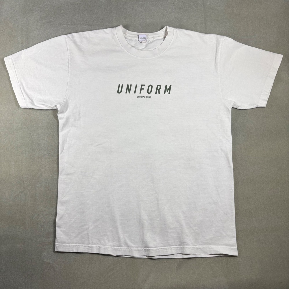 Undefeated Athletic Club UACTP Uniform Graphic T-Shirt Mens Large White USA Made